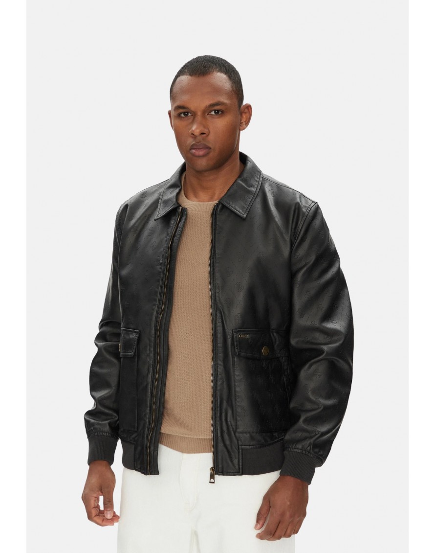 Guess Chaqueta Monogram Aviator Jacket