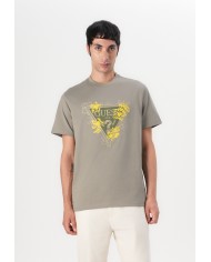 Guess Camiseta SS CN Flower Triangle Tee