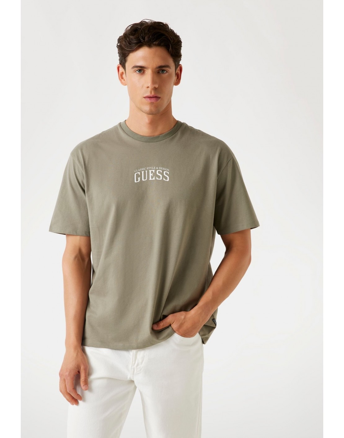 Guess Camiseta SS BSC Mirror Crest Tee