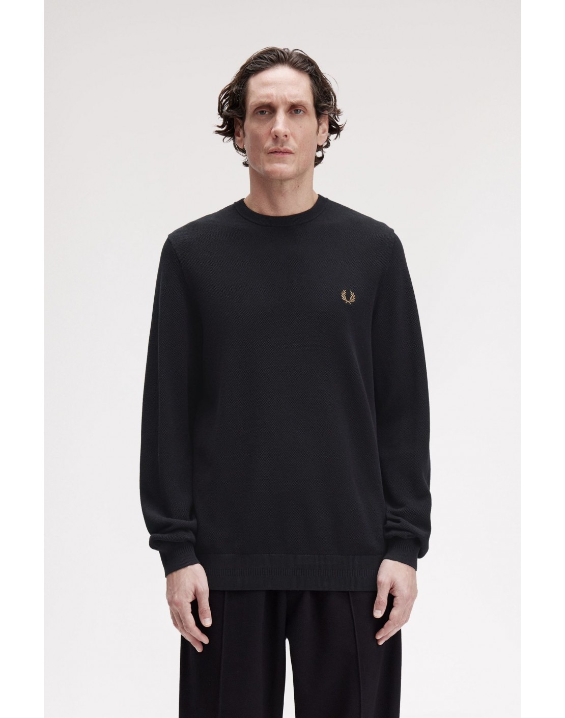 Fred Perry Jersey Pique Stitch Jumper