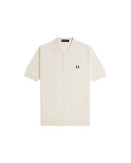 Fred Perry Polo Textured Cable Knit Shirt