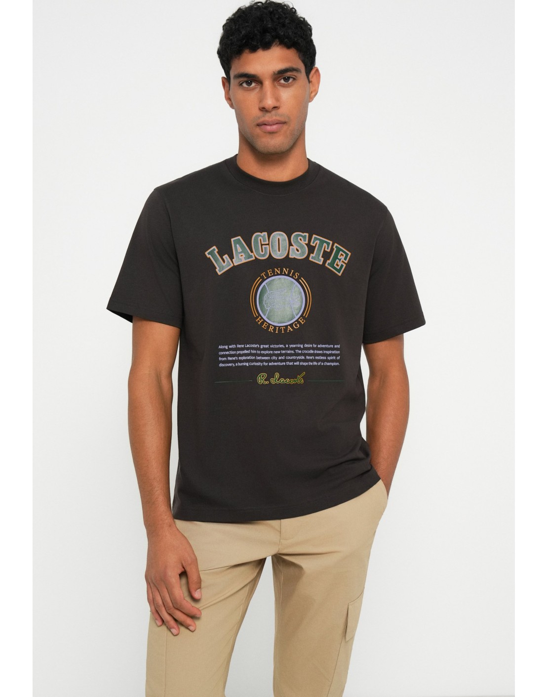 Lacoste Camiseta Estampada