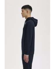 Fred Perry Sudadera con capucha y ribetes