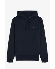 Fred Perry Sudadera con capucha y ribetes
