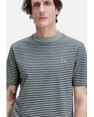 Fred Perry Camiseta Fine Stripe Heavy Weight Tee