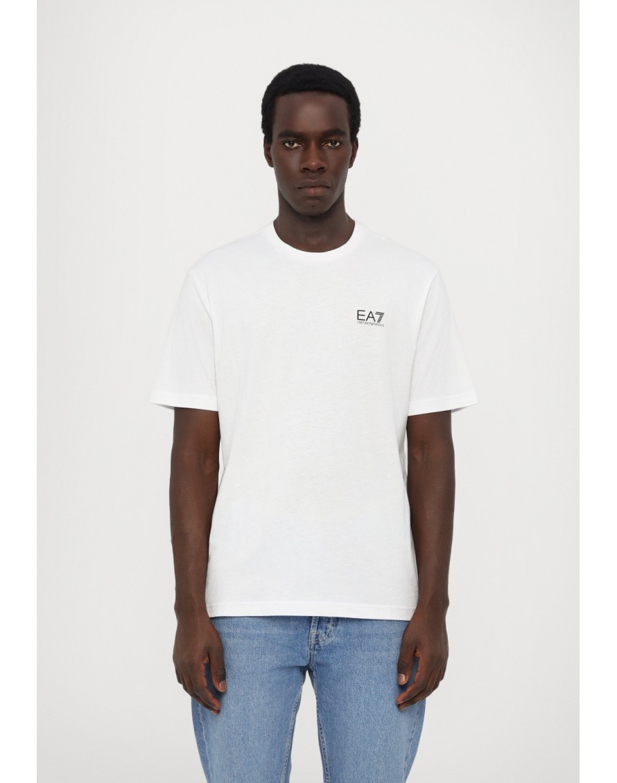 Emporio Armani Camiseta de punto de algodón Logo Series