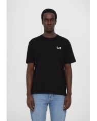 Emporio Armani Camiseta de punto de algodón Logo Series