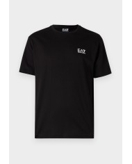Emporio Armani Camiseta de punto de algodón Logo Series