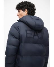 Emporio Armani Chaqueta acolchada en tejido técnico con capucha