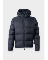 Emporio Armani Chaqueta acolchada en tejido técnico con capucha