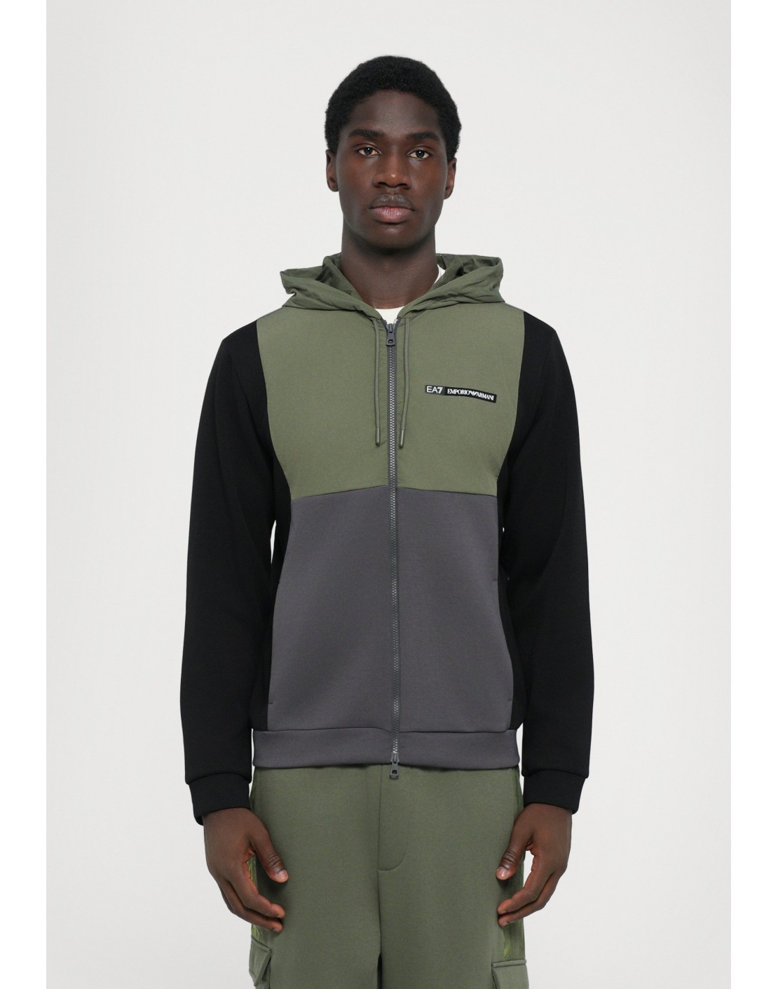 Emporio Armani Chaqueta Chándal capucha Athletic Colour Block