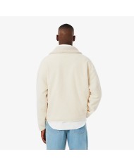 Lacoste Sudadera de cuello alto con cremallera de forro polar