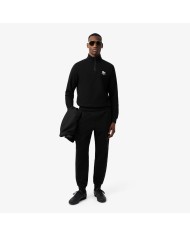 Lacoste Sudadera estampada con cuello alto y cremallera