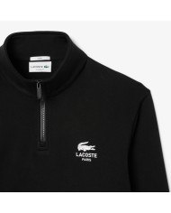 Lacoste Sudadera estampada con cuello alto y cremallera