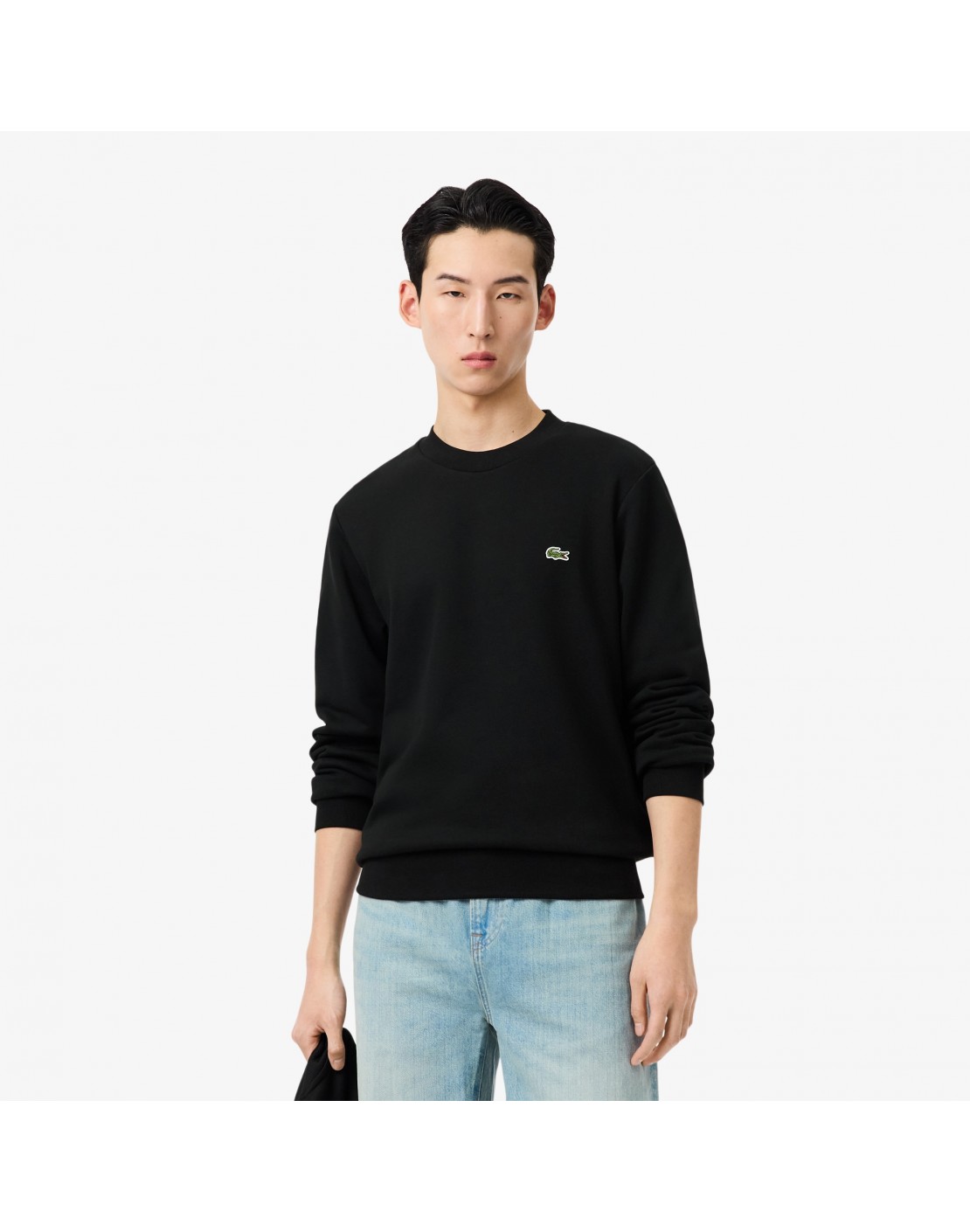 Lacoste Sudadera de polar de corte clásico