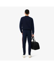 Lacoste Pantalón de chándal de felpa de corte tapered