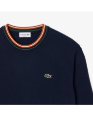 Lacoste Jersey de punto jersey de algodón de rayas