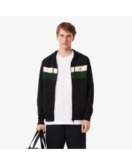 Lacoste Sudadera con capucha y cremallera color block