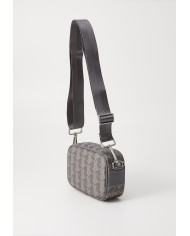 Lacoste Bandolera pequeña The Blend en lona con monograma