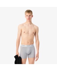 Lacoste Pack de 3 calzoncillos tipo bóxer de algodón elástico