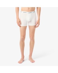 Lacoste Pack de 3 calzoncillos tipo bóxer de algodón elástico