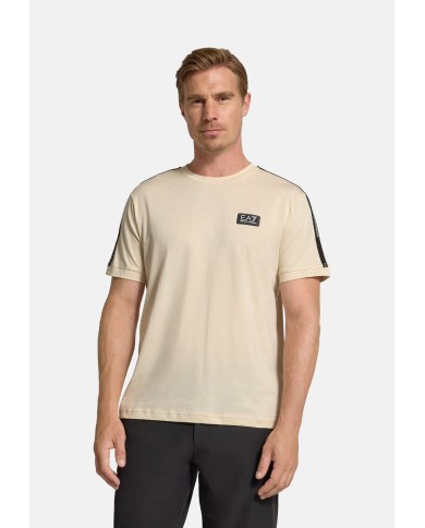 Emporio Armani Camiseta de punto de algodón Logo Series