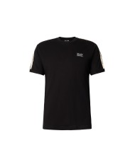 Emporio Armani Camiseta de punto de algodón Logo Series