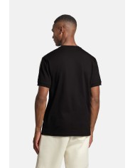 Emporio Armani Camiseta de punto de algodón Logo Series