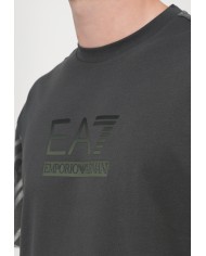 Emporio Armani Camiseta Graphic Series de punto de algodón