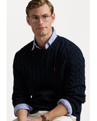 Ralph Lauren Jersey de algodón en punto de ochos