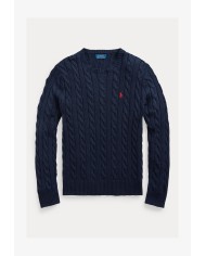 Ralph Lauren Jersey de algodón en punto de ochos