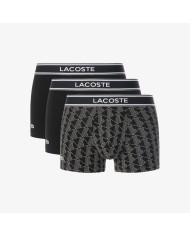 Lacoste Pack de 3 bóxeres de algodón