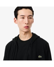 Lacoste Sudadera de polar de corte clásico con cremallera