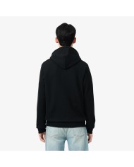 Lacoste Sudadera de polar de corte clásico con cremallera