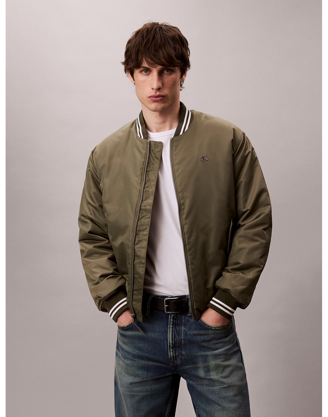 Calvin Klein Cazadora bomber LS Jeans Tipped Hero