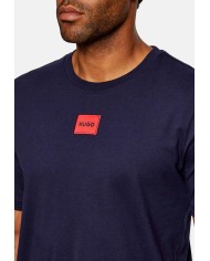 Hugo Boss Camiseta Diragolino 212 de punto de algodón con etiqueta con logo