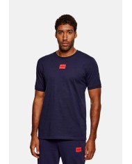 Hugo Boss Camiseta Diragolino 212 de punto de algodón con etiqueta con logo