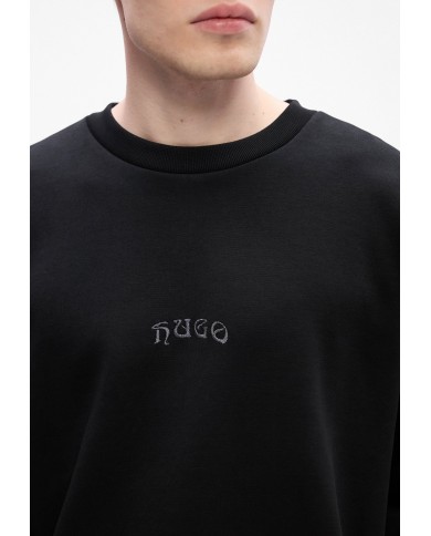 Hugo Boss Sudadera Dadsino en mezcla de algodón con logo bordado