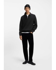 Hugo Boss Polo San Pauley-C de algodón interlock con cremallera