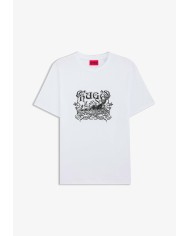 Hugo Boss Camiseta Diwon con ilustración de logo