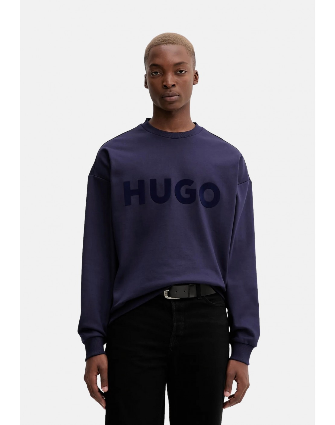 Hugo Boss Sudadera Dinex con logo estampado a tono