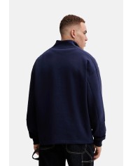 Hugo Boss Sudadera de algodón con cinta geométrica