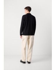 Hugo Boss Polo Donoslong de piqué de algodón con logo estampado