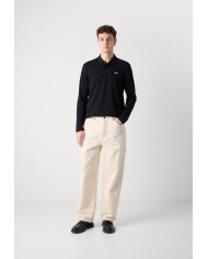 Hugo Boss Polo Donoslong de piqué de algodón con logo estampado