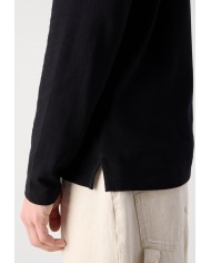 Hugo Boss Polo Donoslong de piqué de algodón con logo estampado