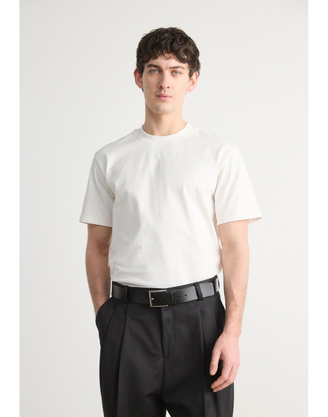 Hugo Boss Camiseta Dapolino Relaxed fit en algodón con logo estampado