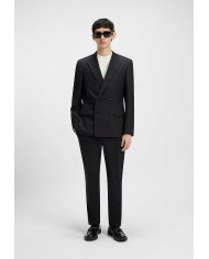 Hugo Boss Camiseta Dimerson slim fit de algodón elástico con cuello alto