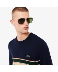 Lacoste Jersey de rayas de fabricación francesa