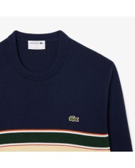 Lacoste Jersey de rayas de fabricación francesa