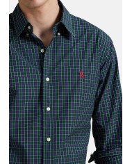 Ralph Lauren Camisa de popelina Custom Fit de cuadros